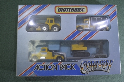 Машинка игрушка модель "Matchbox Convoy". Набор в коробке. Макао. 1984 год. #G2