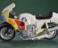 Игрушка "Мотоцикл BMW К 100". Реклама Dunlop Sanyo Kodak. Пластмасса. Винтаж периода СССР.