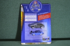 Модели авто. Порш, Ягуар. Porche Cayenne, Jaguar E-type. Блистер. Пиво Einsiedler. Германия / Китай