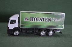 Модель, машинка. Пивной грузовик, фура. Пиво Hoslten Pilsner Premium. Германия / Китай.