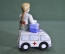 Игрушка елочная "Медсестра, скорая помощь". Врач, доктор. Керамика, майолика, ручная роспись. #2