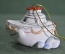 Игрушка елочная "Катер, катерок, кораблик". Моряк, буксир. Керамика, майолика, ручная роспись. #4