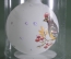 Елочная игрушка из стекла "Шар N 3, Птичка". Шарик, стекло. Клин, "Елочка".