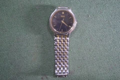 Часы наручные "Сейко", кварцевые, с браслетом. Seiko Quartz. Япония.