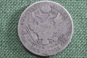 Монета 5 Злотых Польских, 1829 год, FH. Александр I. Серебро. Русская Польша. 