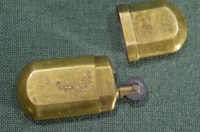 Зажигалка бензиновая латунная "Brass N 5". Япония.