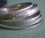 Браслет серебряный женский. Набор, 8 штук разной толщины. Серебро, 835 проба. Германия.