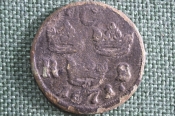 Монета 1/6 эре 1671 года (SM), Швеция. Карл XI, чекан Авеста