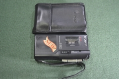 Диктофон на микрокассетах "Sony M-627V". Футляр. Винтаж. Япония.