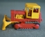 Машинка модель бульдозер Matchbox "Case Tractor". Великобритания. 1969 г.