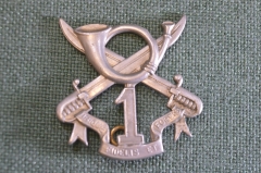 Кокарда полковая знак 2-го полка кавалерийских стрелков Королевских ВС. Бельгия.