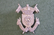 Кокарда полковая знак автомобильного бронеавтомобильного полка Королевских ВС. Бельгия.