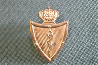Кокарда полковая знак военно-медицинского полка Королевских ВС. На берет. Медицина. Бельгия.