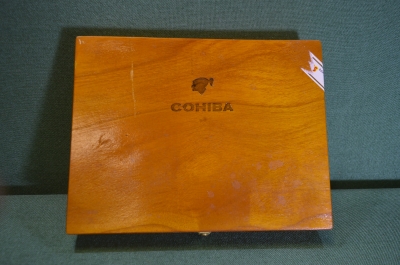 Шкатулка сигарная деревянная, коробка для сигар Cohiba Esplendidos. Гавана Куба, Habana Cuba. #2