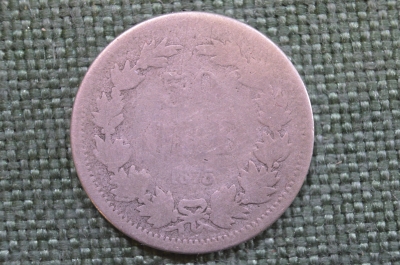 Монета 50 эре 1875 года. Серебро. Швеция. #2