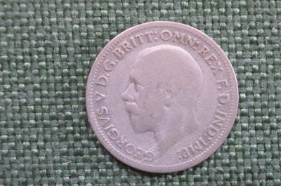 Монета 6 пенсов 1931 года. Six Pence. Серебро. Великобритания.