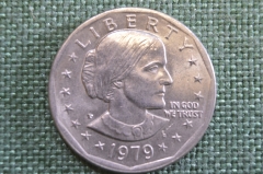 Монета 1 доллар 1979 года, США. Сьюзен Энтони