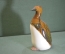 Статуэтка фарфоровая "Утка Гагара". Фарфор. ЗИК Конаково. СССР. #U