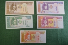 Боны, банкноты, тугрики. Подборка. Монголия.