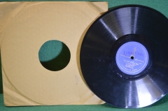 Пластинка патефонная "Письмо в Москву. Огонек".