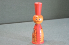 Фигурка статуэтка деревянная "Боярин Воин Опричник". Роспись. Дерево. Лак. СССР.