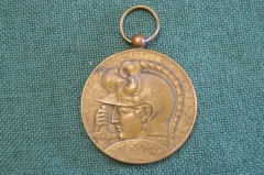 Медаль военная "Je Maintiendrai Генеральный штаб. Развитие и отдых мобилизованных войск". 1916 год.