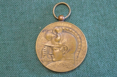 Медаль военная "Je Maintiendrai Генеральный штаб. Развитие и отдых мобилизованных войск". 1916 год.