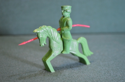 Солдатик всадник "Донской казак". МКИ, Прогресс. Резина.