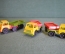 Машина грузовик. Лот 3 штуки. Мини игрушка, модель. Пластик. 