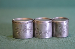 Монетница серебряная старинная. На 10 - 15 - 20 копеек. Рабочая. Серебро 84 про. Российская Империя.