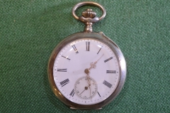 Часы карманные старинные. Remontoir 10 Rubies. В ремонт. 