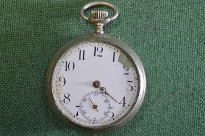 Часы карманные старинные. Remontoir Cylyndre. На запчасти или в ремонт. 