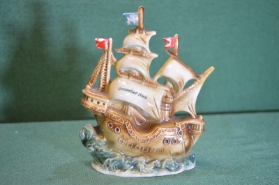 Статуэтка фарфоровая "Корабль Парусник". Фарфор. Неinz & Co. Grafenthal. Германия. 1960е.