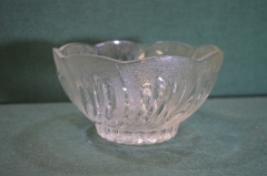 Миска, конфетница стеклянная. Стекло. СССР.