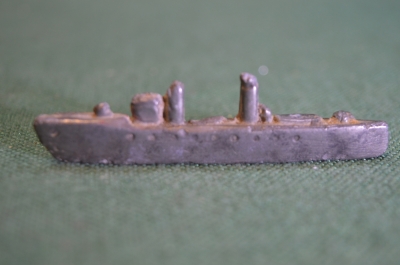 Солдатик старинный оловянный. Корабль эсминец Германия. ПМВ.