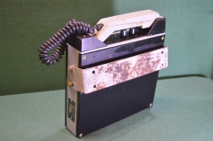 Радиостанция переносная рация "Лен". Электрон. СССР.