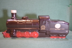 Штоф керамический "Паровоз поезд 150 лет Белорусской железной дороге". 