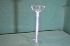 Подсвечник стеклянный со стразами. Kuchenland. Стекло. Германия.