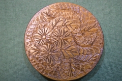 Подставка деревянная под кружку, горячее. Дерево. Ручная работа, авторская. #3