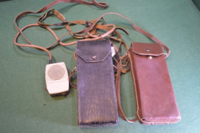 Рация радиостанция переносная милицейская. РТП 22. Аккумуляторы. Комплект. ГАИ. МВД. СССР.