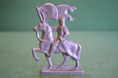 Солдатик. Всадник со знаменем. Русская дружина. СССР.