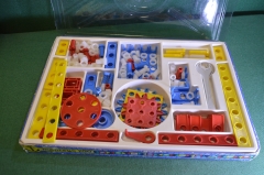 Конструктор, строительный набор детский "Montage 200", анкер. Коробка. ГДР, DDR.