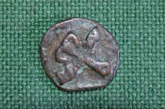 Монета средневековая фоллис. Византия. Византийский Херсонес. Константин Багрянородный. 948-959гг.