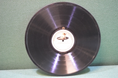 Пластинка патефонная "Дубинушка. Шаляпин". Грамофонъ. Царская Россия.