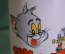 Чашка фарфоровая детская "Том и Джерри Tom & Jerry". Фарфор. Полонное. Полонский завод. СССР.