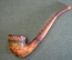 Трубка курительная деревянная. Резьба. Дерево. Периода СССР.