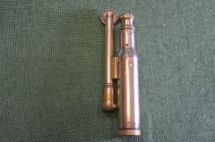 Зажигалка армейская окопная бензиновая. Металл. Клеймо. СССР.