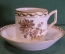 Чайная пара  старинная фарфоровая. Чашка блюдце. Подписная. Фарфор. Royal Copenhagen. Дания. 1928 г