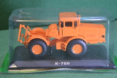 Машинка коллекционная "К 700 Кировец". Ашет. Hachette. Тракторы. Блистер.