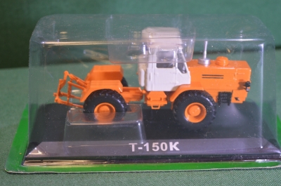 Машинка коллекционная "Т 150К". Ашет. Hachette. Тракторы. Блистер.